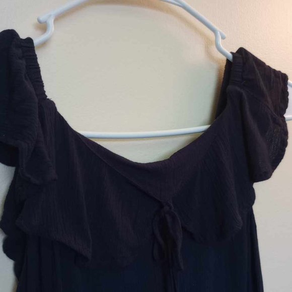 Aeropostale Bohemian Embroidered Ruffled swing babydoll dress size xs - Picture 4 of 6